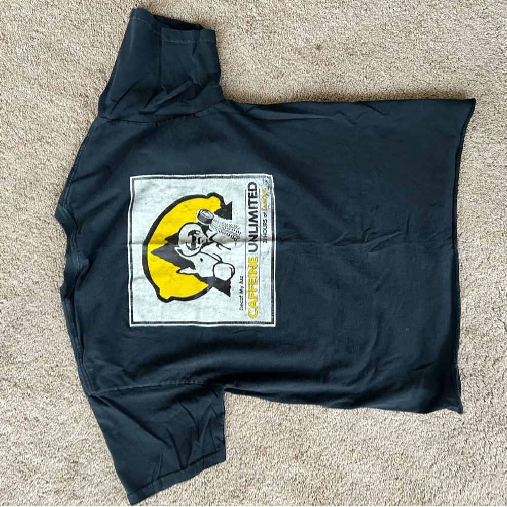 vintage black tee cropped
